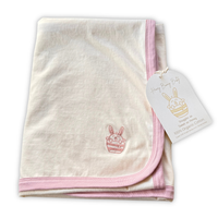 Honey Bunny Baby Blanket - Blush Bloom