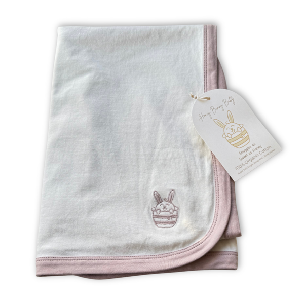 Honey Bunny Baby Blanket - Dusted Mauve LIMITED EDITION