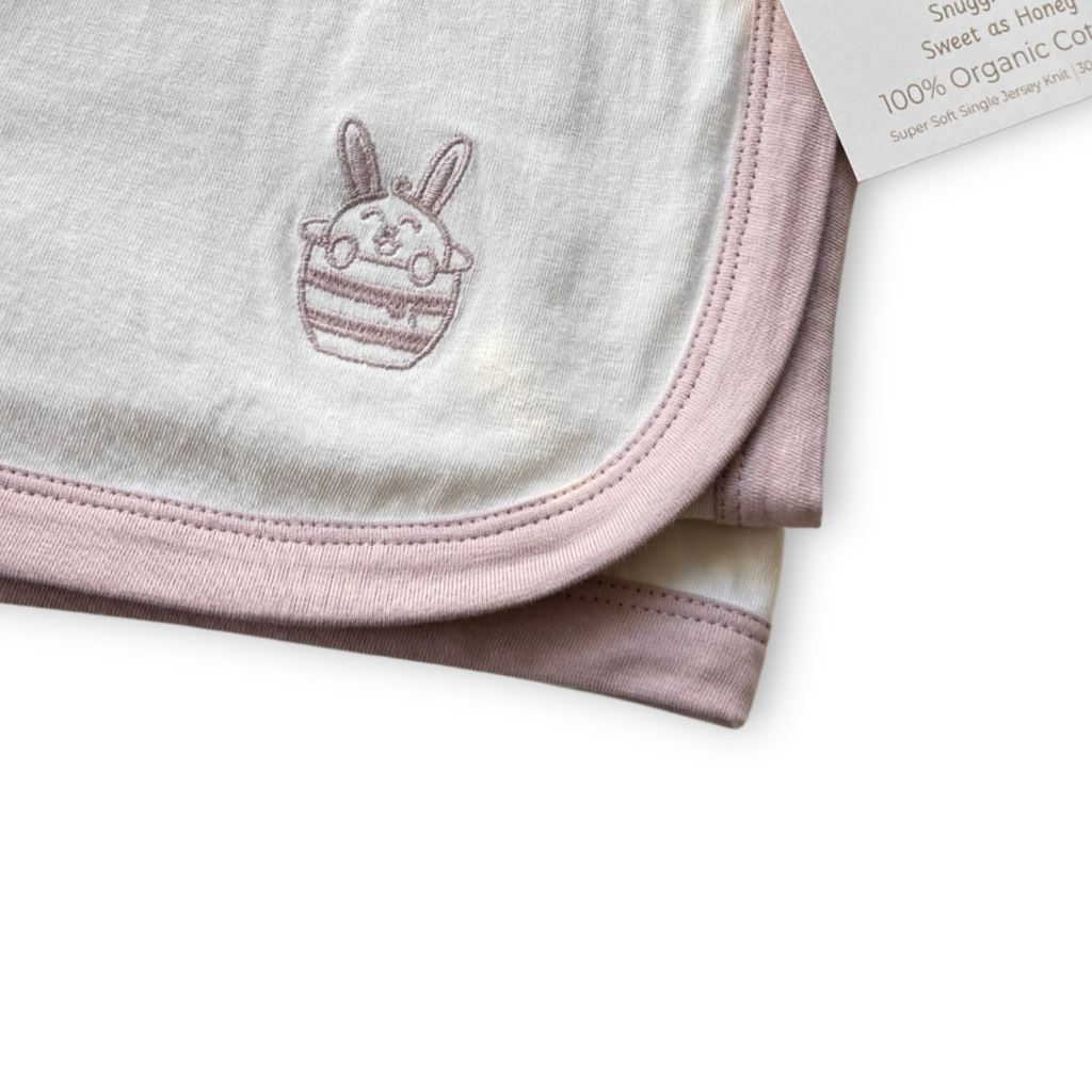 Honey Bunny Baby Blanket - Dusted Mauve LIMITED EDITION