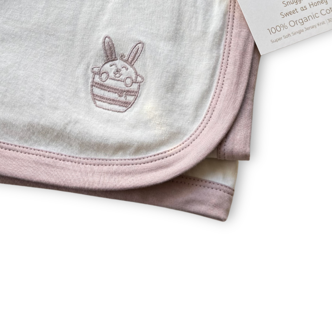 Honey Bunny Baby Blanket - Dusted Mauve LIMITED EDITION