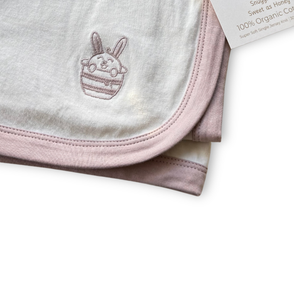 Honey Bunny Baby Blanket - Dusted Mauve LIMITED EDITION