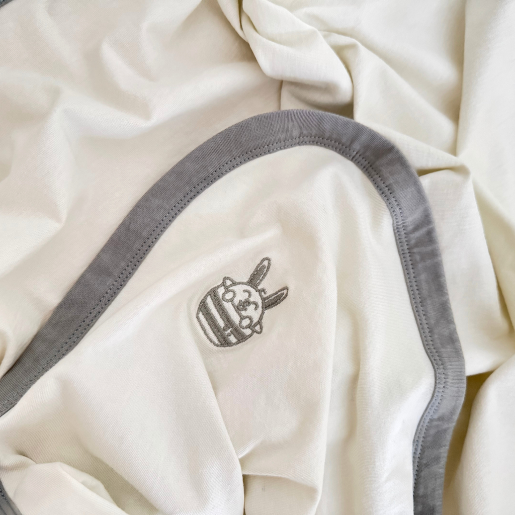 Honey Bunny Baby Blanket - Dove Drift