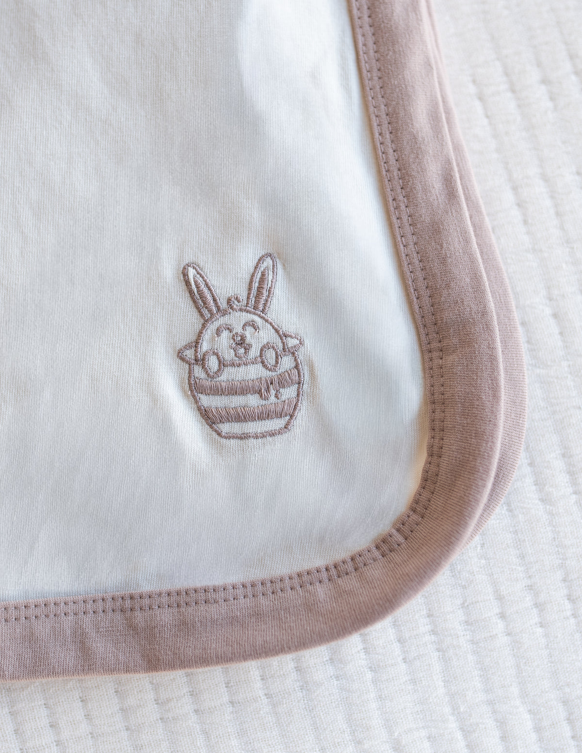 Organic Cotton Baby Blanket - Dusted Mauve LIMITED EDITION