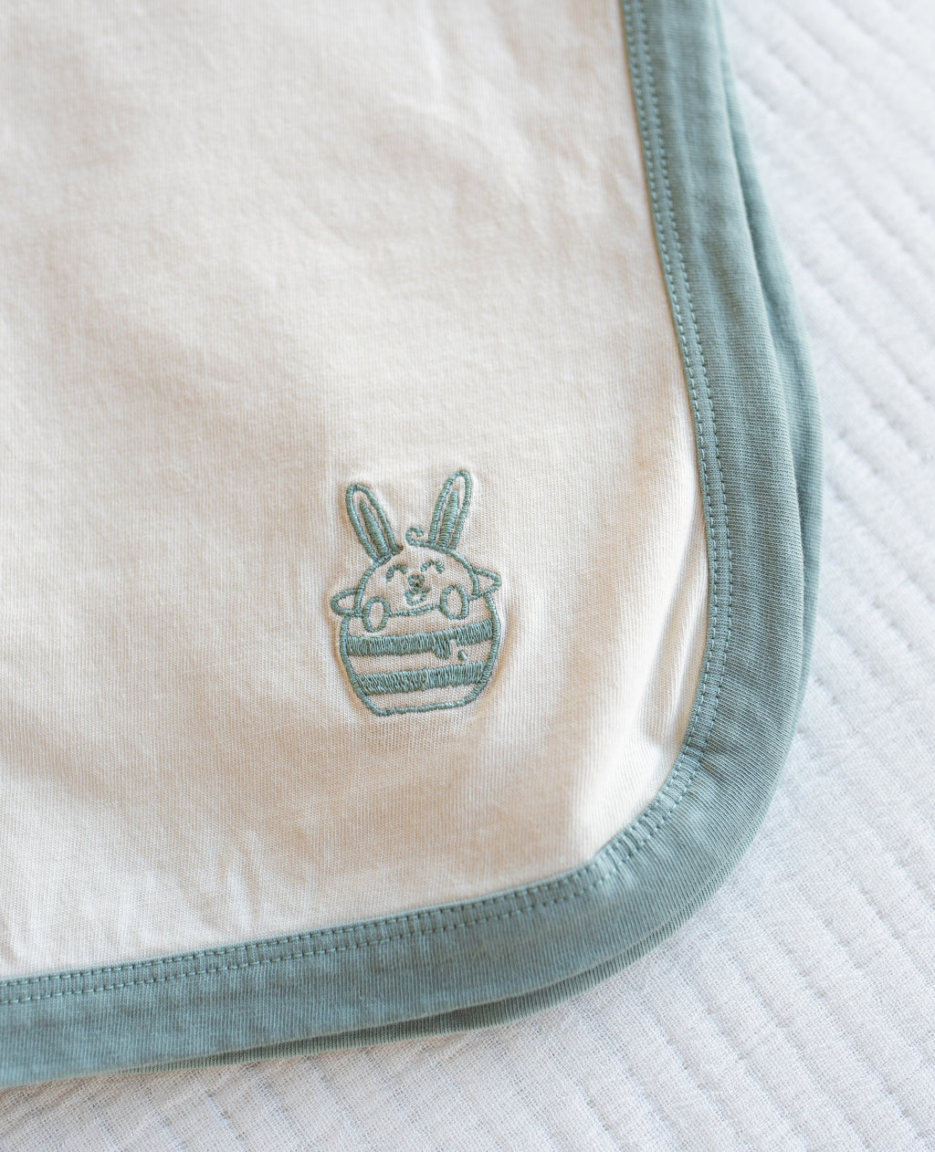 Organic Cotton Baby Blanket - Ocean Sand LIMITED EDITION