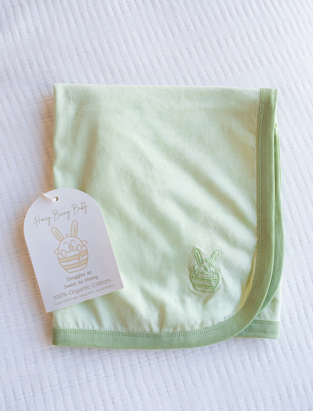 Organic Cotton Baby Blanket - Willow Whispers