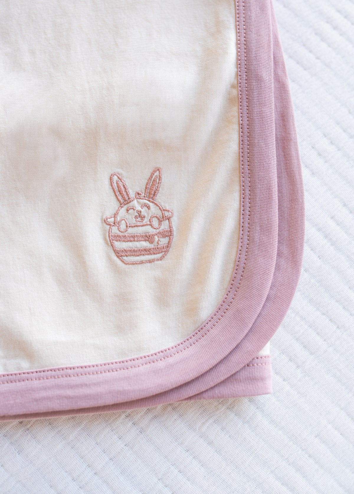 Organic Cotton Baby Blanket - Blush Bloom
