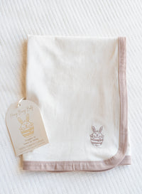 Organic Cotton Baby Blanket - Alabaster Dreams