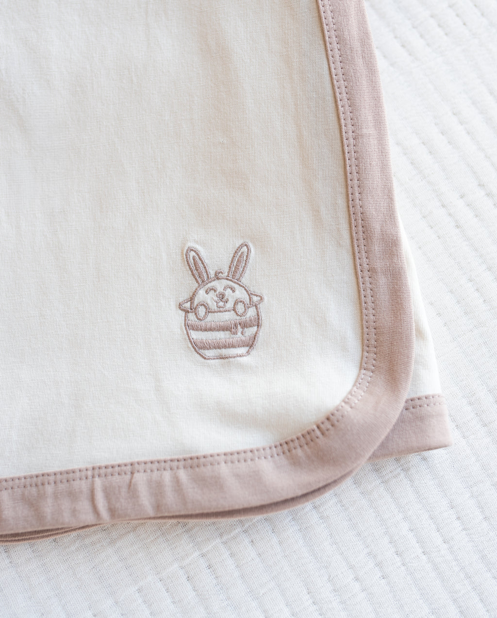 Organic Cotton Baby Blanket - Alabaster Dreams