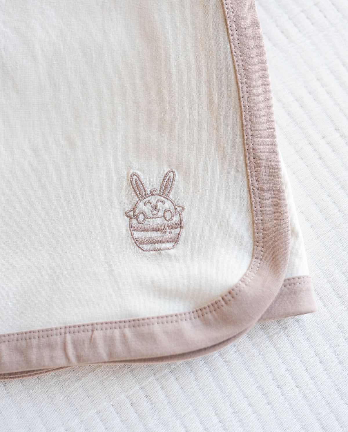 Organic Cotton Baby Blanket - Alabaster Dreams